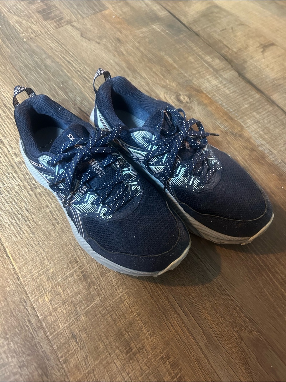 Women’s Navy Blue ASICS Sneakers - Lightweight Running Shoes